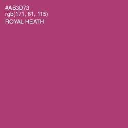 #AB3D73 - Royal Heath Color Image