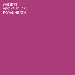 #AB3D7B - Royal Heath Color Image