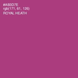 #AB3D7E - Royal Heath Color Image