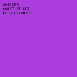 #AB3DDD - Electric Violet Color Image