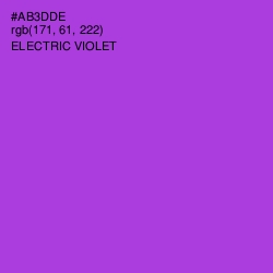 #AB3DDE - Electric Violet Color Image