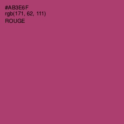 #AB3E6F - Rouge Color Image