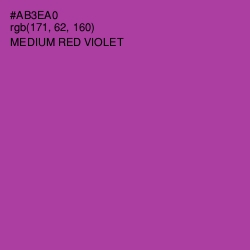 #AB3EA0 - Medium Red Violet Color Image