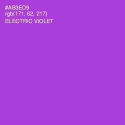 #AB3ED9 - Electric Violet Color Image