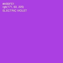 #AB3FE1 - Electric Violet Color Image