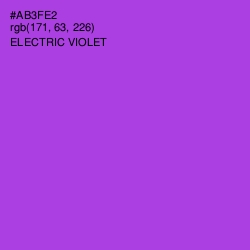 #AB3FE2 - Electric Violet Color Image