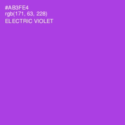 #AB3FE4 - Electric Violet Color Image