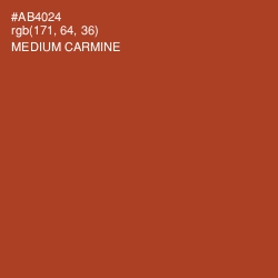 #AB4024 - Medium Carmine Color Image