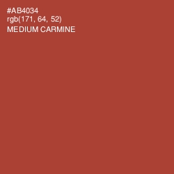 #AB4034 - Medium Carmine Color Image