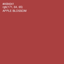 #AB4041 - Apple Blossom Color Image