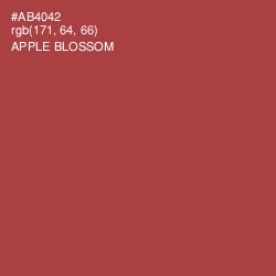 #AB4042 - Apple Blossom Color Image