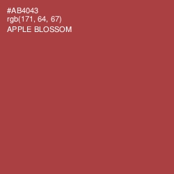 #AB4043 - Apple Blossom Color Image
