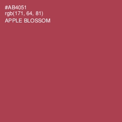 #AB4051 - Apple Blossom Color Image