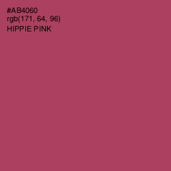 #AB4060 - Hippie Pink Color Image