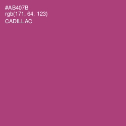 #AB407B - Cadillac Color Image