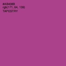 #AB408B - Tapestry Color Image