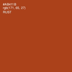 #AB411B - Rust Color Image