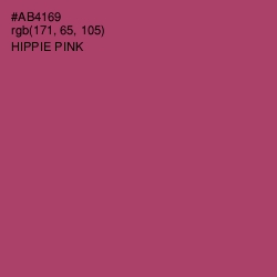 #AB4169 - Hippie Pink Color Image