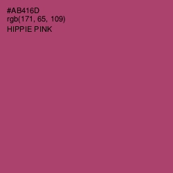 #AB416D - Hippie Pink Color Image