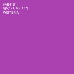 #AB41B1 - Wisteria Color Image