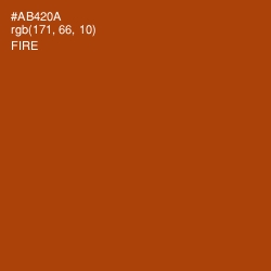 #AB420A - Fire Color Image