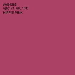 #AB4265 - Hippie Pink Color Image