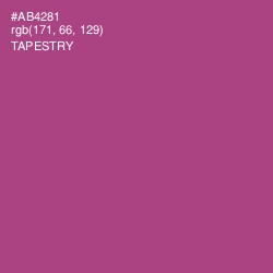 #AB4281 - Tapestry Color Image