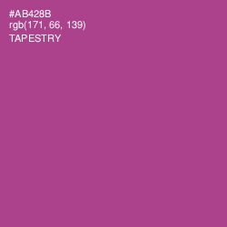 #AB428B - Tapestry Color Image