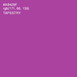 #AB429F - Tapestry Color Image