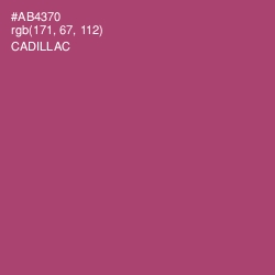 #AB4370 - Cadillac Color Image