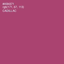 #AB4371 - Cadillac Color Image