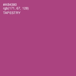 #AB4380 - Tapestry Color Image