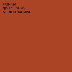 #AB4424 - Medium Carmine Color Image