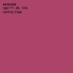 #AB4468 - Hippie Pink Color Image