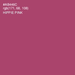 #AB446C - Hippie Pink Color Image