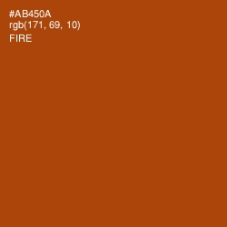 #AB450A - Fire Color Image