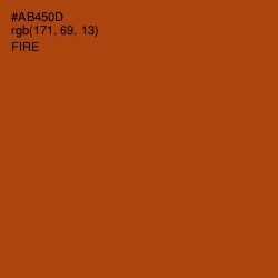 #AB450D - Fire Color Image