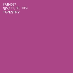 #AB4587 - Tapestry Color Image