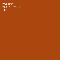 #AB460F - Fire Color Image