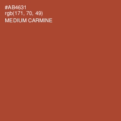 #AB4631 - Medium Carmine Color Image