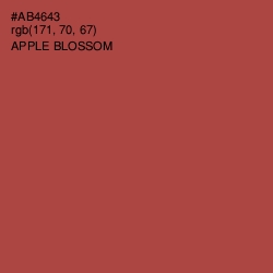 #AB4643 - Apple Blossom Color Image