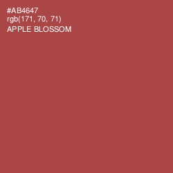 #AB4647 - Apple Blossom Color Image