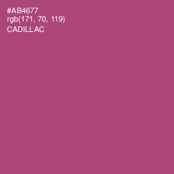 #AB4677 - Cadillac Color Image