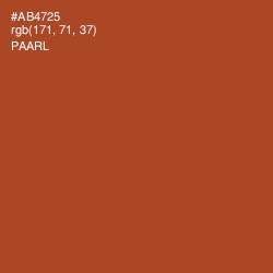 #AB4725 - Paarl Color Image