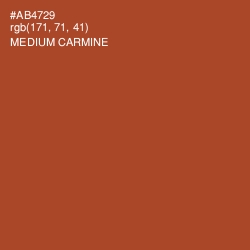 #AB4729 - Medium Carmine Color Image