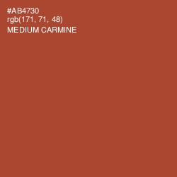 #AB4730 - Medium Carmine Color Image