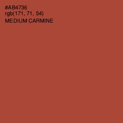 #AB4736 - Medium Carmine Color Image