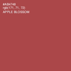 #AB4748 - Apple Blossom Color Image