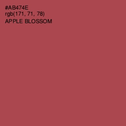 #AB474E - Apple Blossom Color Image