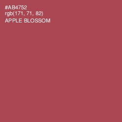 #AB4752 - Apple Blossom Color Image